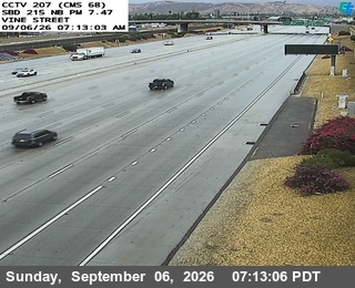I-215 : (207) Vine Street live camera view