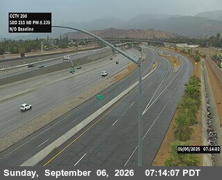 I-215 : (208) N of Baseline live camera view