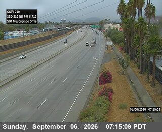 I-215 : (210) S of Muscupiabe live camera view