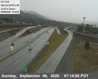 I-215 : (218) 15-215 IC Devore live camera view