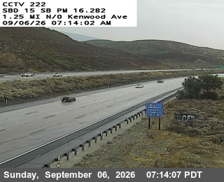 I-15 : (222) 1.25mi Kenwood live camera view