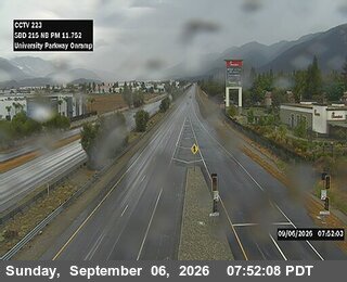 I-215 : (223) Onramp University Parkway live camera view
