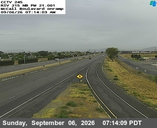 I-215 : (245) North of McCall Boulevard live camera view