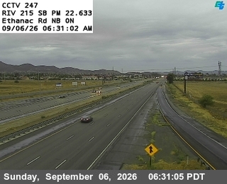 I-215 : (247) South of Ethanac Road live camera view