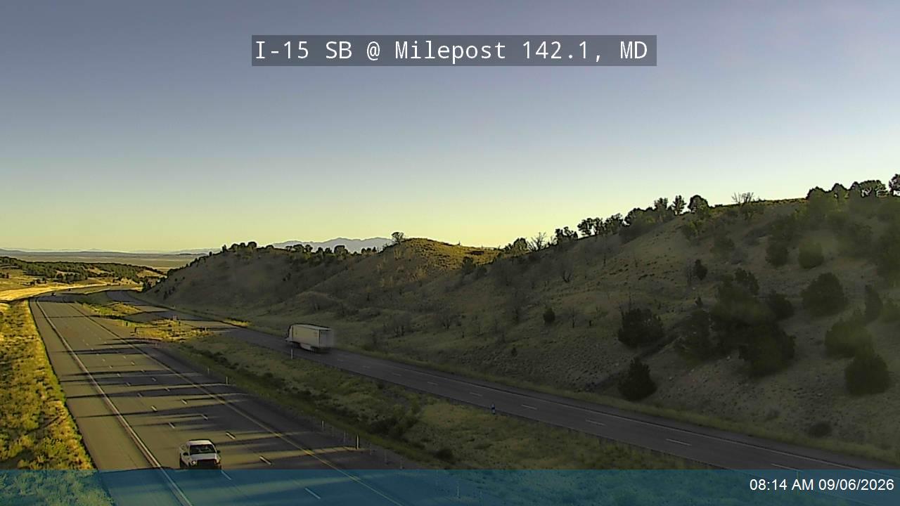 I-15 SB @ Milepost 142.1, MD live camera view