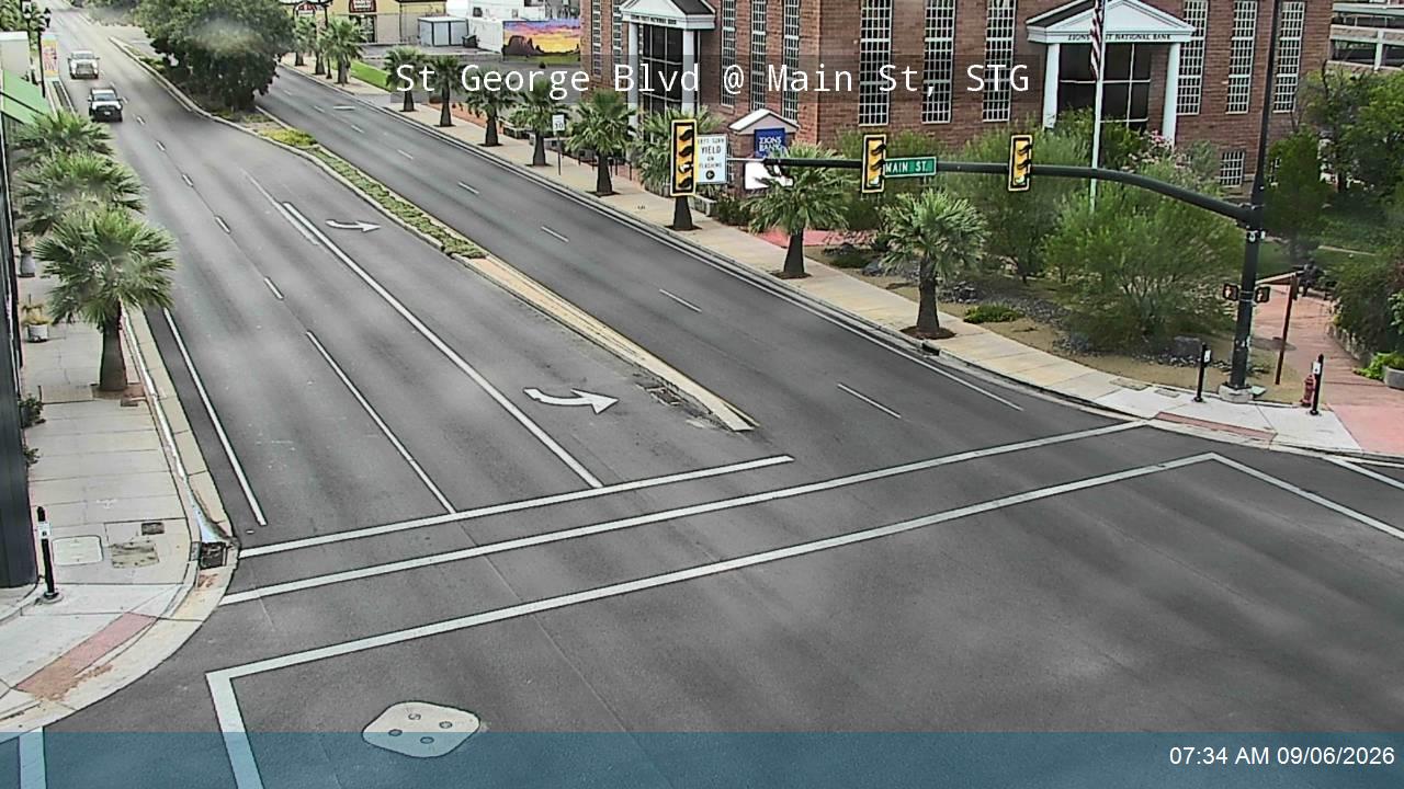 St George Blvd / SR-34 @ Main St, STG live camera view