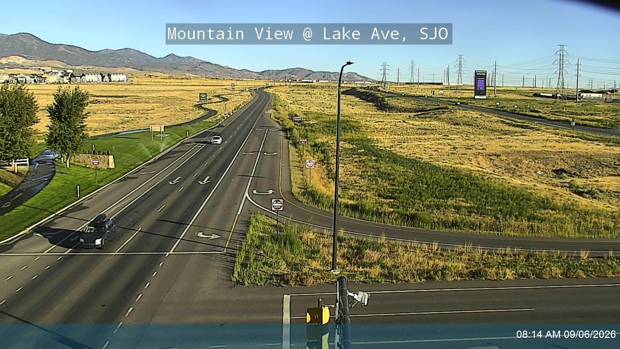 Mountain View / SR-85 SB @ Lake Ave / 11400 S, SJO live camera view