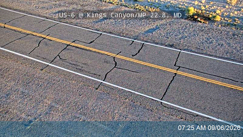 US-6 @ Kings Canyon / MP 22.8, MD live camera view