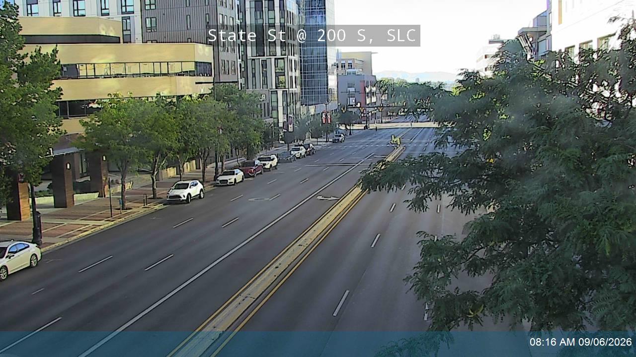 State St / SR-186 @ 200 S, SLC live camera view