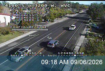 4100 S @ 3200 W, WVC live camera view