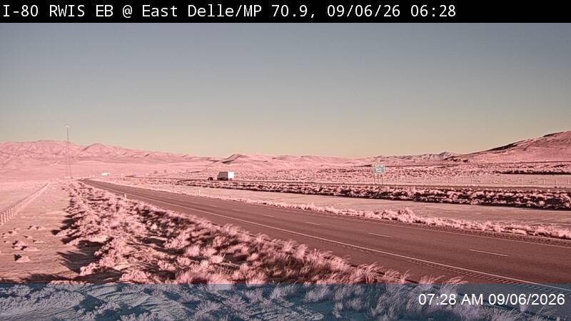I-80 RWIS EB @ East Delle / MP 70.75, TE live camera view