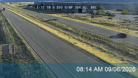 I-15 SB @ 800 N / MP 364.92, BRC live camera view