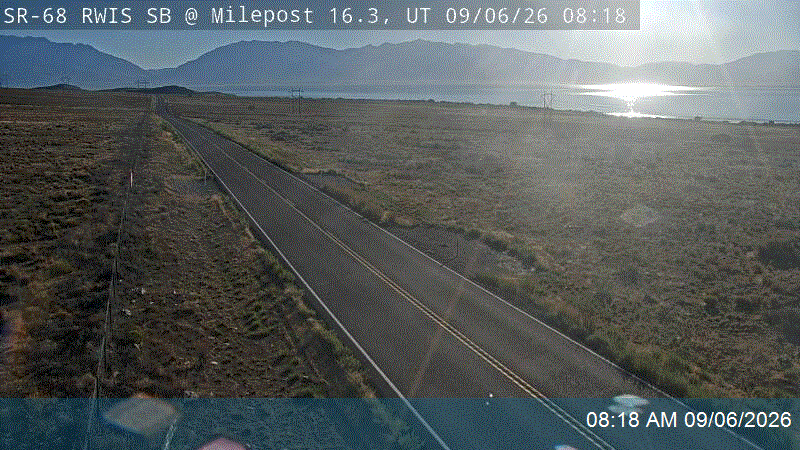 Redwood Rd / SR-68 RWIS SB @ Milepost 16.3, UT live camera view