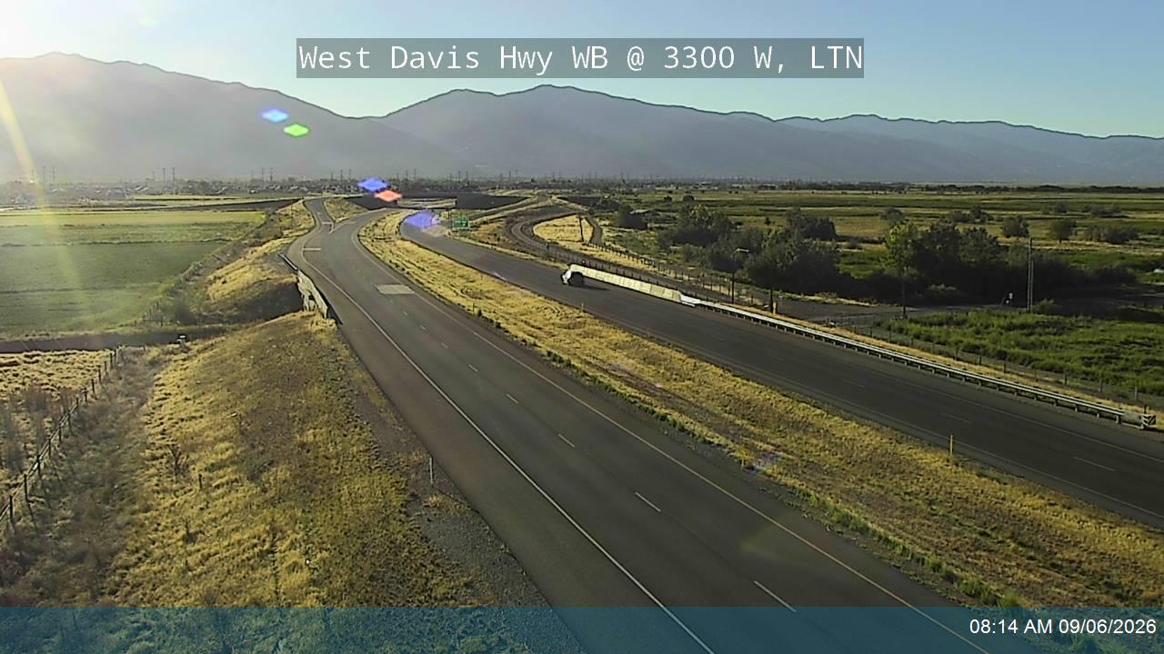 West Davis Hwy / SR-177 WB @ 3300 W / MP 10.15, LTN live camera view