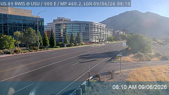 US-89 RWIS EB @ USU / 900 E / MP 460.2, LGN live camera view