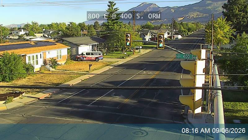 800 E @ 400 S, ORM live camera view