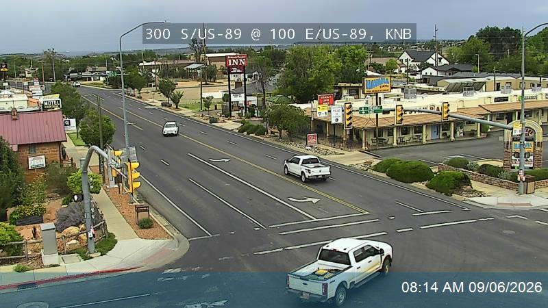 300 S / US-89 @ 100 E / US-89/US-89A, KNB live camera view