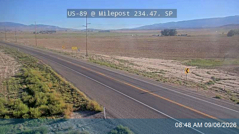 US-89 @ Milepost 234.47, SP live camera view