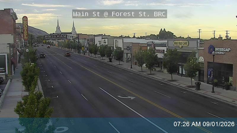 Main St / SR-13 @ Forest St, BRC live camera view