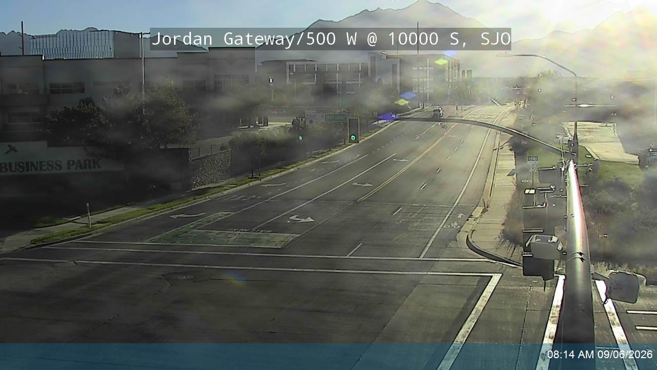 Jordan Gateway / 500 W @ 10000 S, SJO live camera view