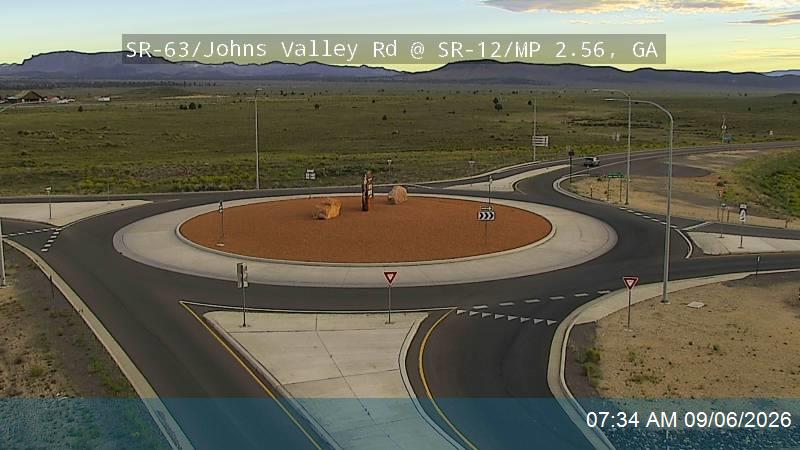 SR-63 / Johns Valley Rd @ SR-12 / MP 2.56, GA live camera view