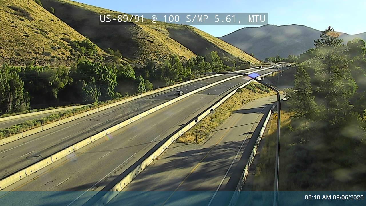 US-89/91 @ 100 S / MP 5.61, MTU live camera view