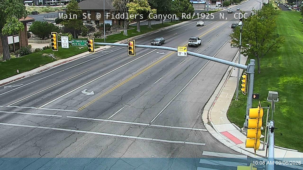 Main St / SR-130 @ Fiddlers Canyon Rd / 1925 N, CDC live camera view