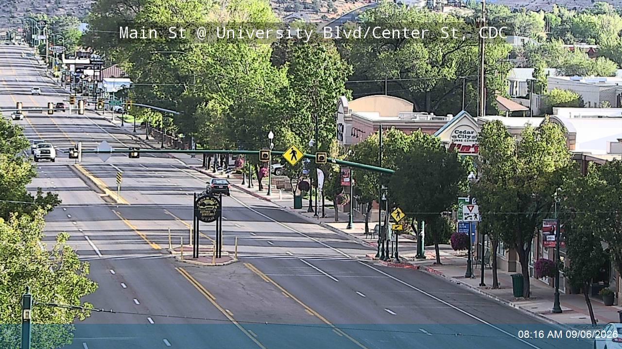 Main St / SR-130 @ University Blvd/SR-289 / Center St/SR-14, CDC live camera view