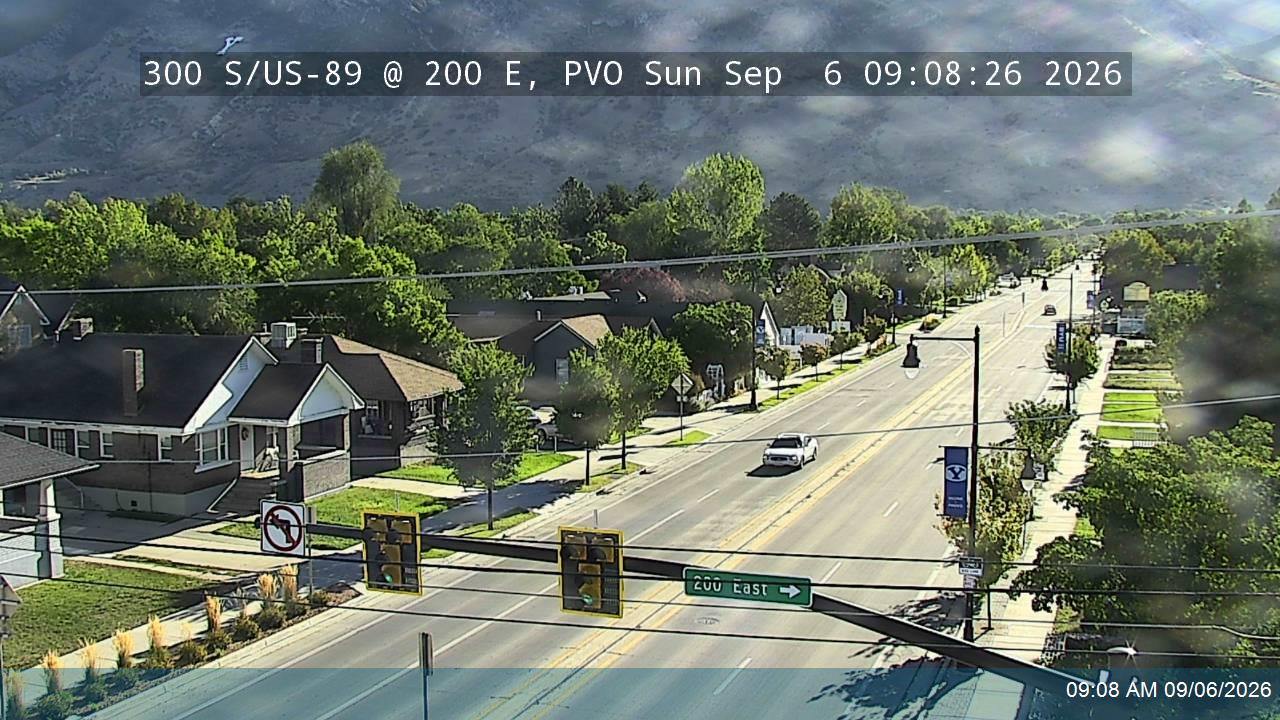 300 S / US-89 @ 200 E, PVO live camera view