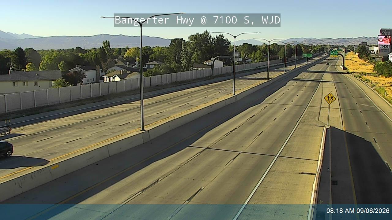 Bangerter Hwy / SR-154 @ 7100 S, WJD live camera view