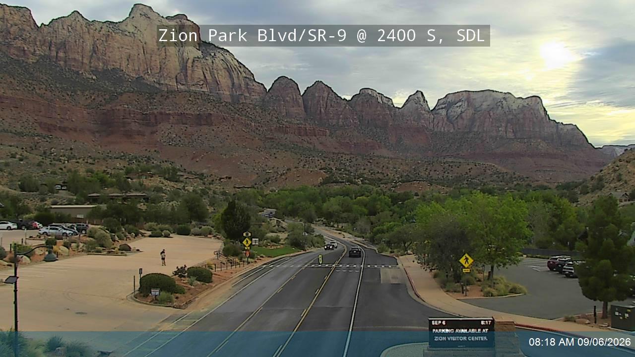 Zion Park Blvd / SR-9 @ 2400 S, SDL live camera view