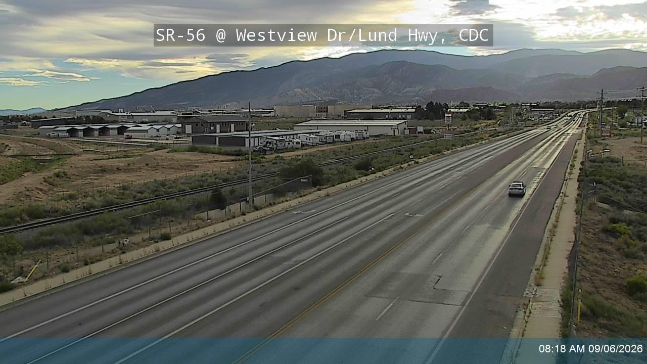 400 N / SR-56 @ Westview Dr / Lund Hwy / 3100 W, CDC live camera view