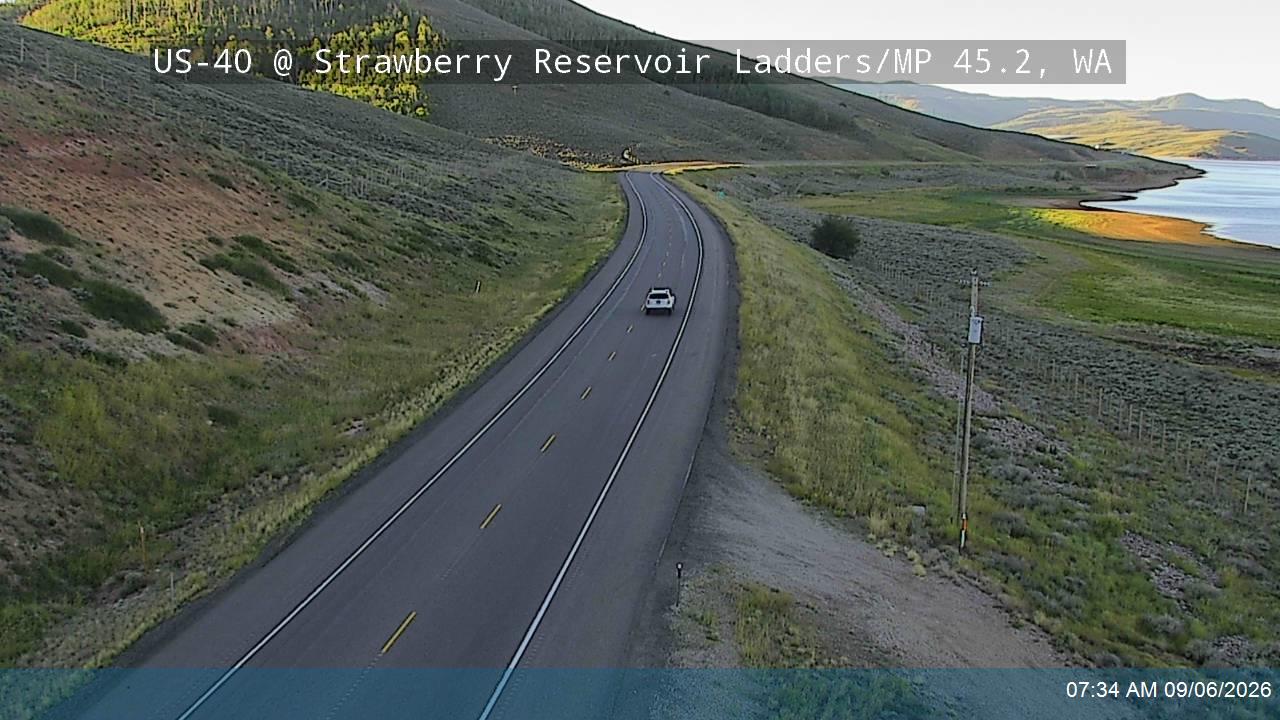 US-40 @ Strawberry Reservoir Ladders / MP 45.2, WA live camera view