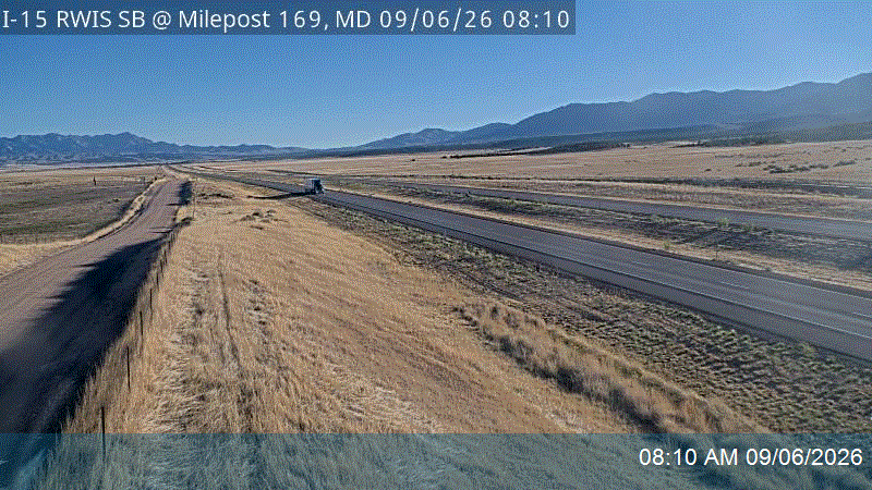 I-15 RWIS SB @ Milepost 169, MD live camera view