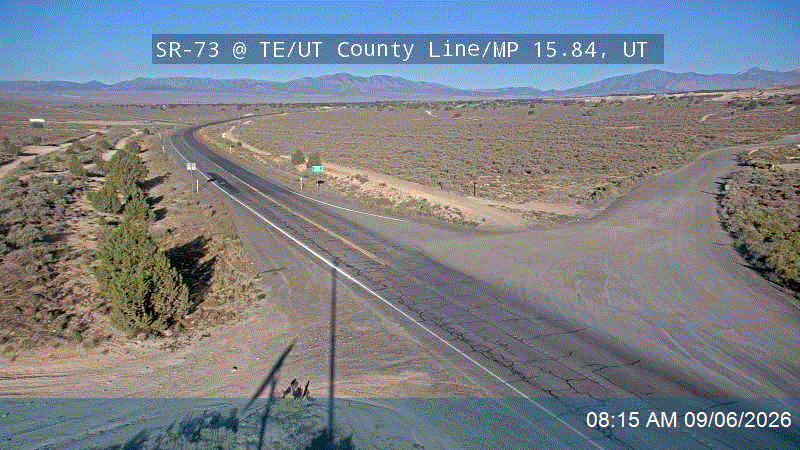 SR-73 @ TE/UT County Line / MP 15.84, UT live camera view