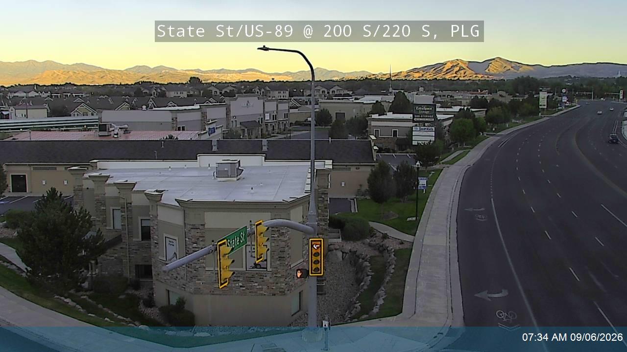 State St / US-89 @ 200 S / 220 S, PLG live camera view