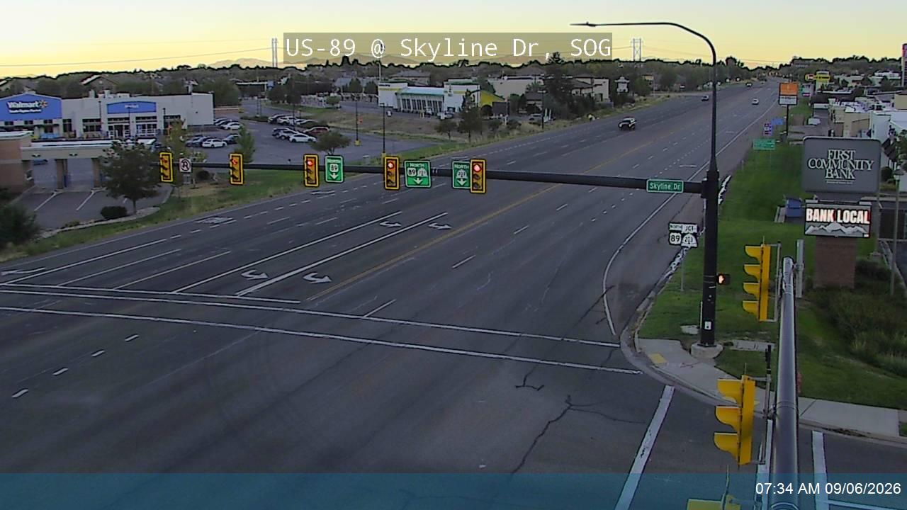 US-89 @ Skyline Dr, SOG live camera view