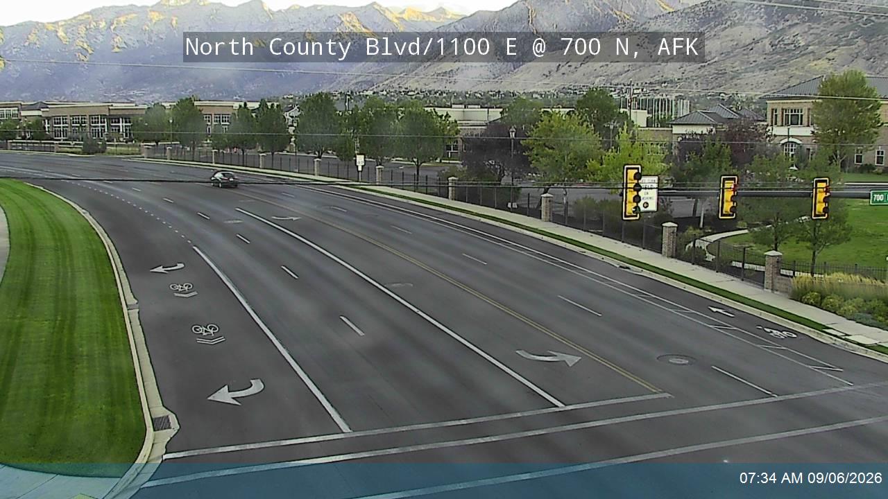 North County Blvd / 1100 E / SR-129 @ 700 N, AFK live camera view