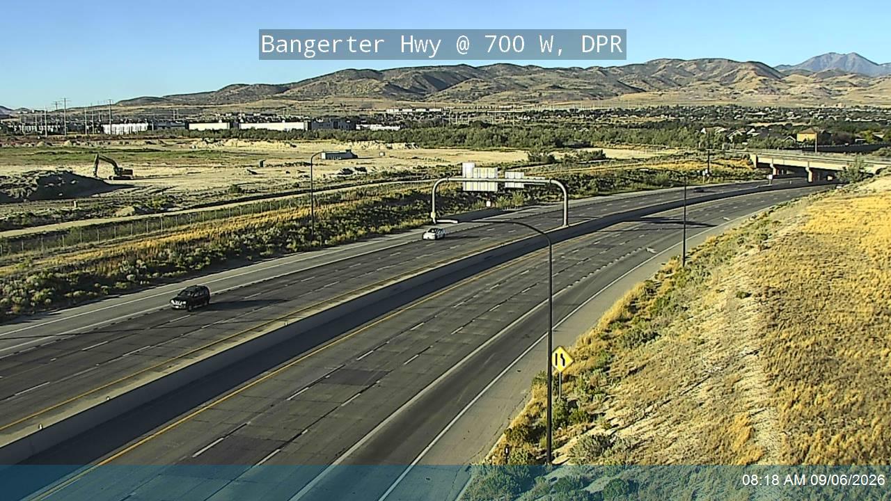 Bangerter Hwy / SR-154 @ 700 W / MP 1.6, DPR live camera view