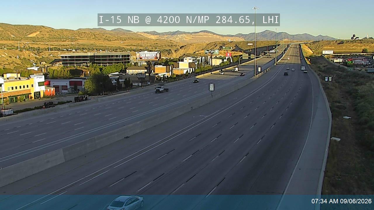 I-15 NB @ 4200 N / MP 284.65, LHI live camera view