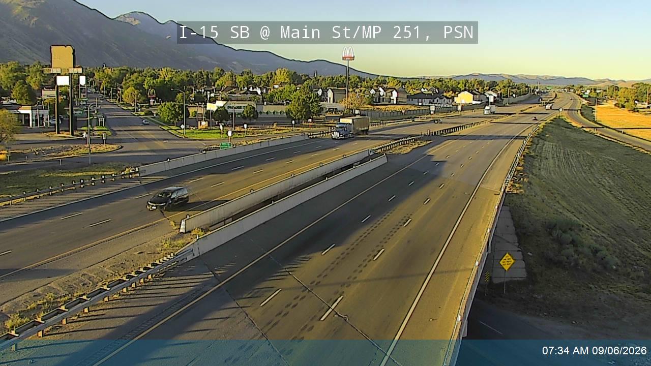 I-15 SB @ Main St / SR-115 / MP 251, PSN live camera view