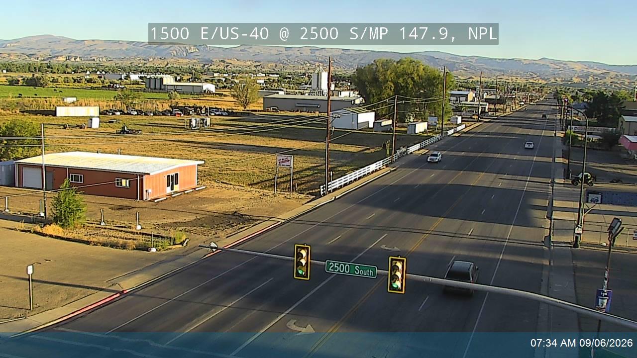 1500 E / US-40 @ 2500 S / MP 147.9, NPL live camera view