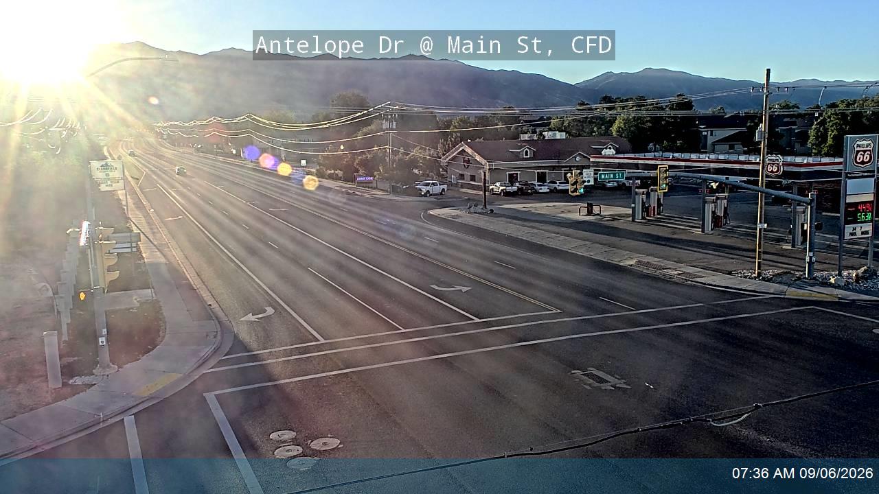 Antelope Dr / 1700 S / SR-108 @ Main St, CFD live camera view
