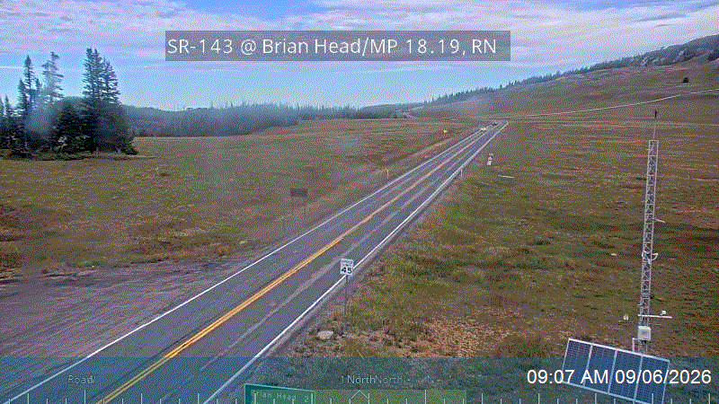 SR-143 @ Brian Head / MP 18.19, RN live camera view