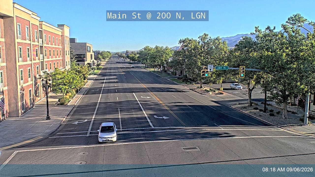 Main St / US-89/91 @ 200 N / SR-30, LGN live camera view