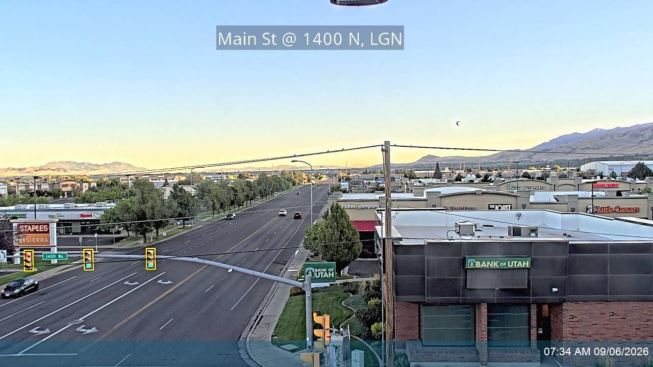 Main St / US-91 @ 1400 N, LGN live camera view