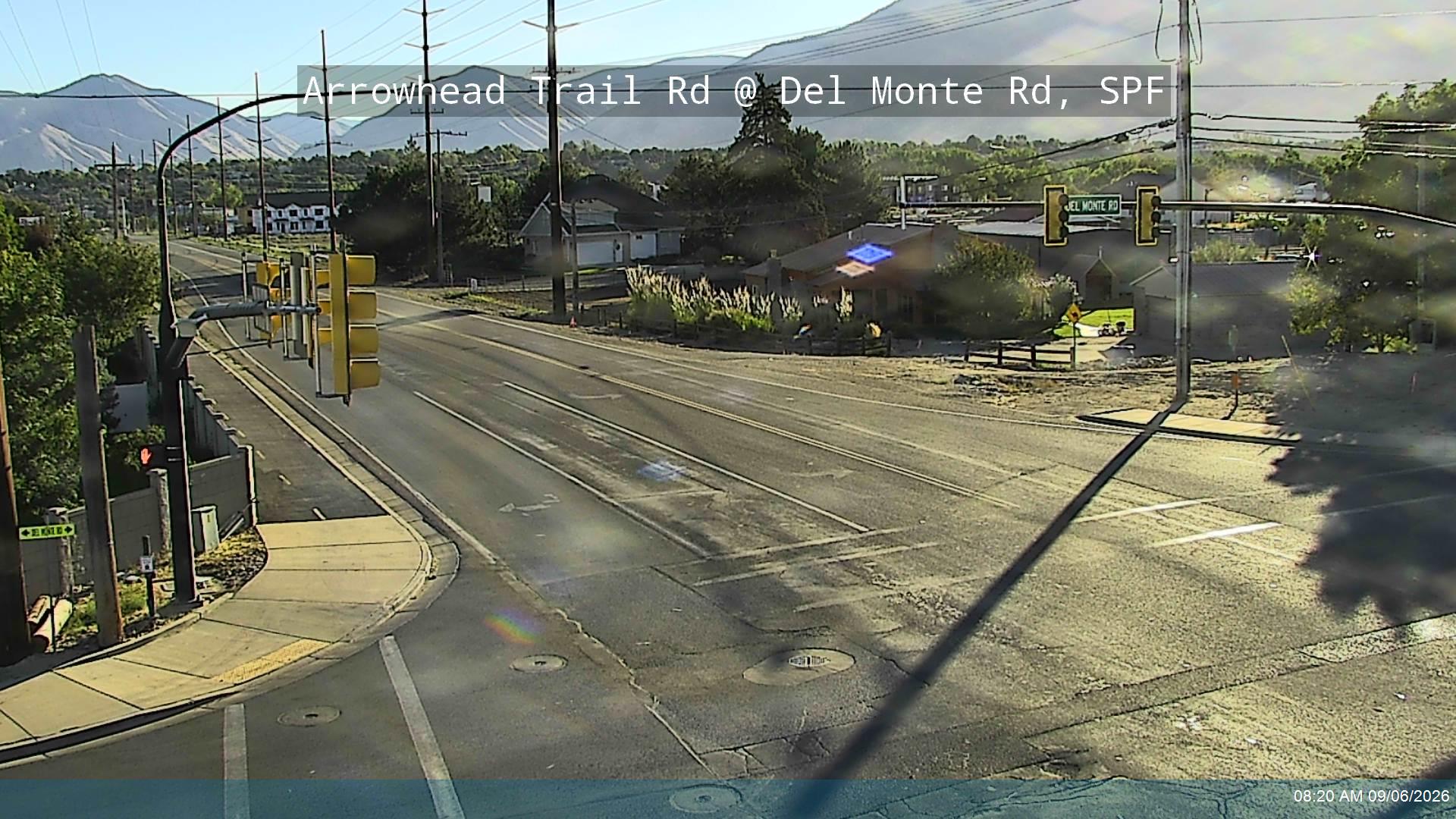 Arrowhead Trail Rd / SR-164 @ Del Monte Rd, SPF live camera view