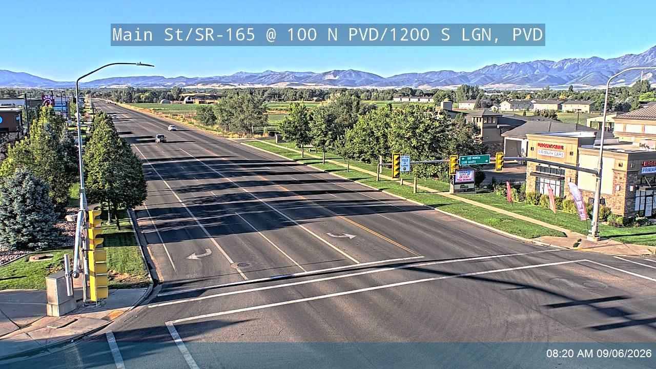 Main St / SR-165 @ 100 N PVD / 1200 S LGN, PVD live camera view