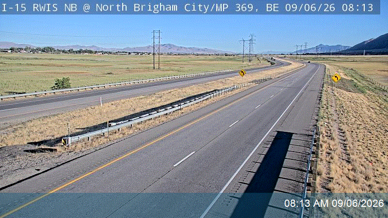 I-15 RWIS NB @ 4000 N / MP 368.83, BE live camera view