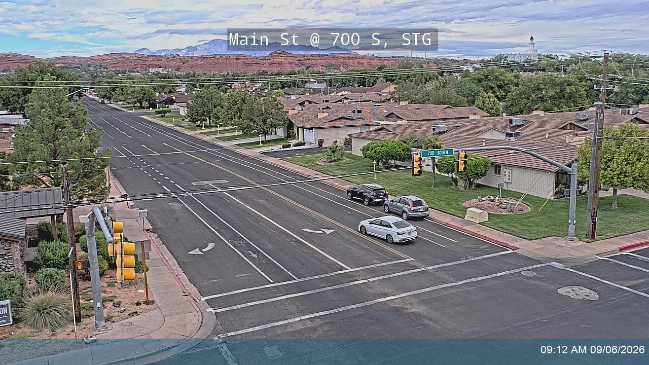 Main St @ 700 S, STG live camera view